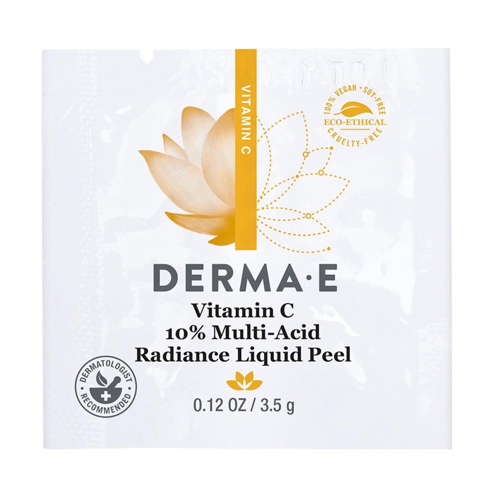 Пілінг для обличчя Derma E Vitamin C 10% Multi-Acid Radiance Liquid Peel з вітаміном С, 3.5 г